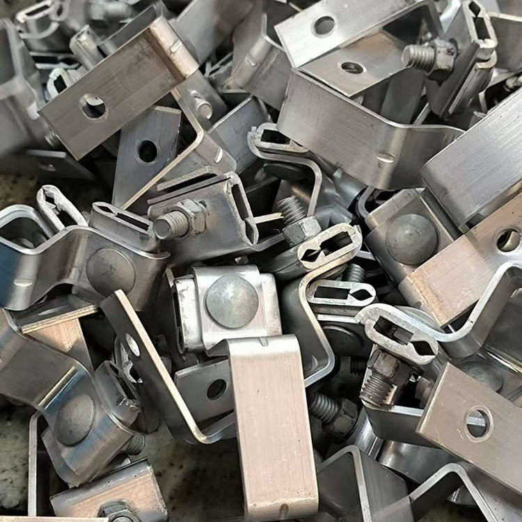 A Large Batch Of Stamped Aluminum Cable Clamps best